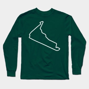 Autódromo Hermanos Rodríguez [outline] Long Sleeve T-Shirt